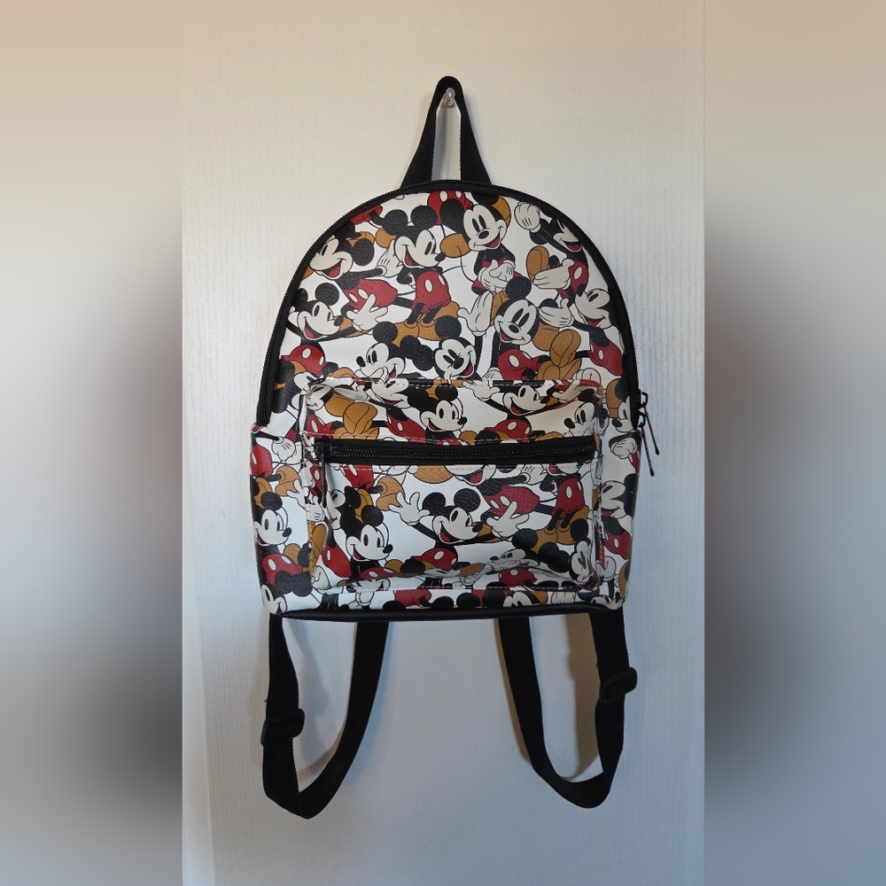 Mickey Mouse Patterned Backpack - image 1